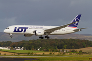 LOT Polish Airlines Boeing 787-8 Dreamliner (SP-LRB) at  Glasgow - International, United Kingdom