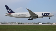 LOT Polish Airlines Boeing 787-8 Dreamliner (SP-LRC) at  Miami - International, United States