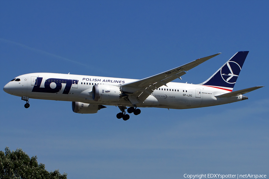 LOT Polish Airlines Boeing 787-8 Dreamliner (SP-LRC) | Photo 276261
