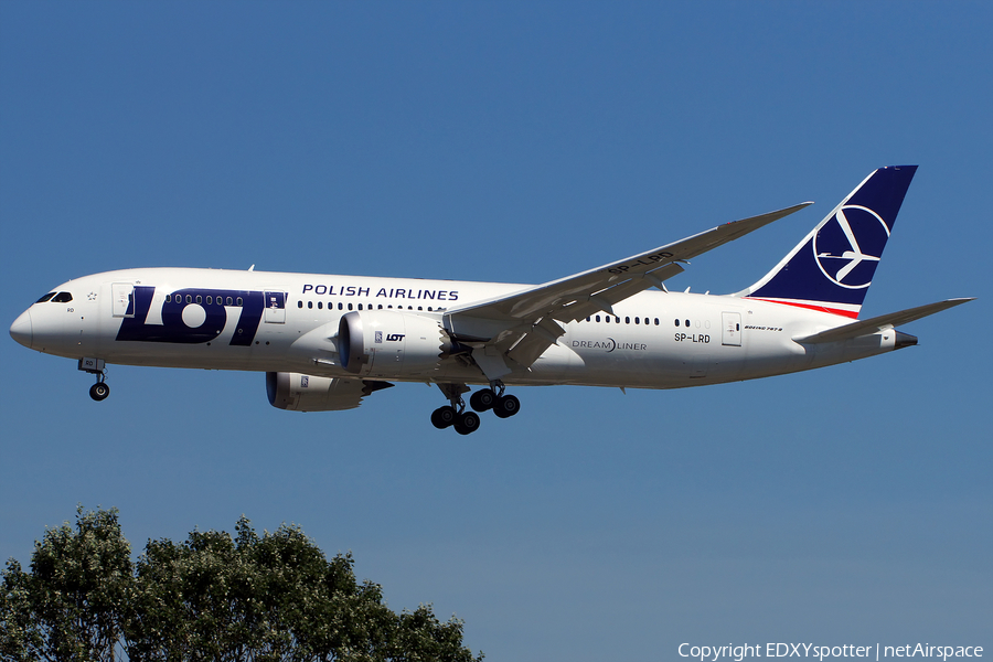 LOT Polish Airlines Boeing 787-8 Dreamliner (SP-LRD) | Photo 276262