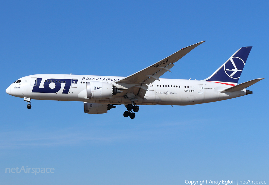 LOT Polish Airlines Boeing 787-8 Dreamliner (SP-LRF) | Photo 200836
