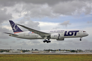 LOT Polish Airlines Boeing 787-8 Dreamliner (SP-LRF) at  Miami - International, United States