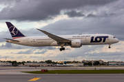 LOT Polish Airlines Boeing 787-9 Dreamliner (SP-LSD) at  Miami - International, United States