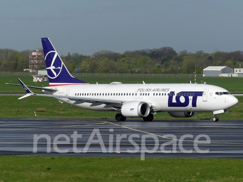 LOT Polish Airlines Boeing 737-8 MAX (SP-LVA) at  Dusseldorf - International, Germany