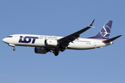 LOT Polish Airlines Boeing 737-8 MAX (SP-LVA) at  Warsaw - Frederic Chopin International, Poland