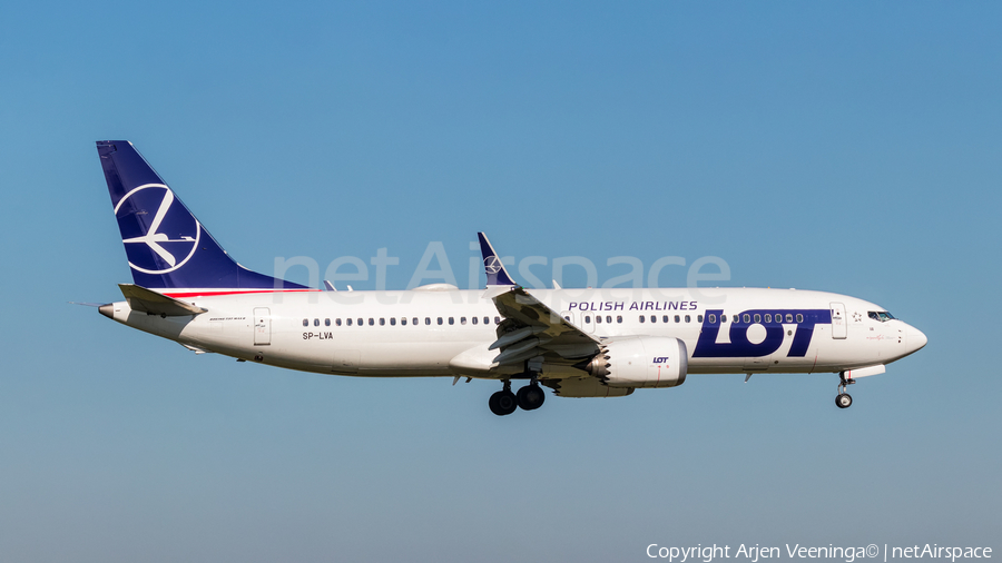 LOT Polish Airlines Boeing 737-8 MAX (SP-LVA) | Photo 282398