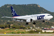 LOT Polish Airlines Boeing 737-8 MAX (SP-LVA) at  Rhodes, Greece