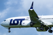 LOT Polish Airlines Boeing 737-8 MAX (SP-LVB) at  London - Heathrow, United Kingdom