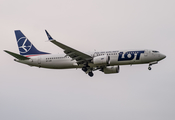 LOT Polish Airlines Boeing 737-8 MAX (SP-LVB) at  London - Heathrow, United Kingdom