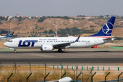 LOT Polish Airlines Boeing 737-8 MAX (SP-LVC) at  Madrid - Barajas, Spain