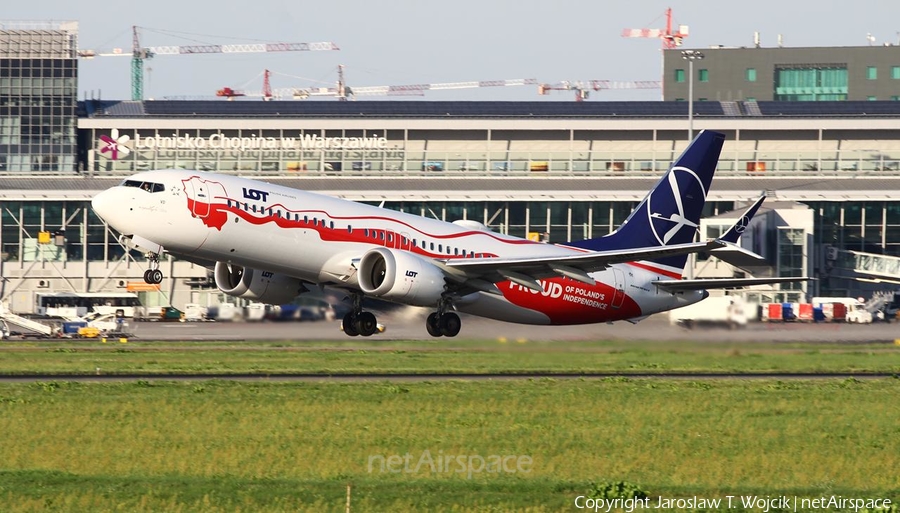 LOT Polish Airlines Boeing 737-8 MAX (SP-LVD) | Photo 378025