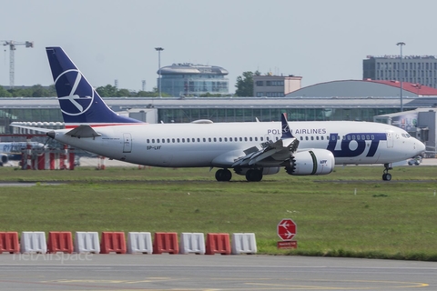 LOT Polish Airlines Boeing 737-8 MAX (SP-LVF) at  Warsaw - Frederic Chopin International, Poland