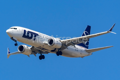 LOT Polish Airlines Boeing 737-8 MAX (SP-LVR) at  Luqa - Malta International, Malta