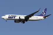 LOT Polish Airlines Boeing 737-8 MAX (SP-LVS) at  Warsaw - Frederic Chopin International, Poland