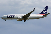 LOT Polish Airlines Boeing 737-89P (SP-LWA) at  London - Heathrow, United Kingdom