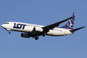 LOT Polish Airlines Boeing 737-89P (SP-LWA) at  Warsaw - Frederic Chopin International, Poland