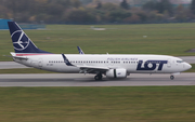 LOT Polish Airlines Boeing 737-89P (SP-LWC) at  Warsaw - Frederic Chopin International, Poland