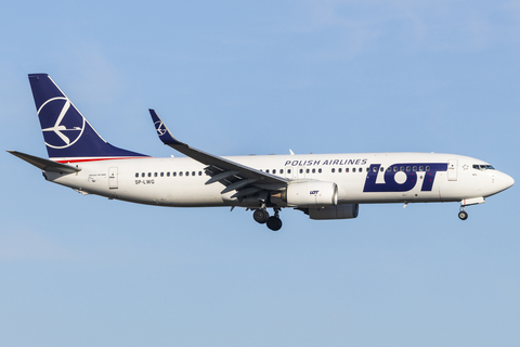 LOT Polish Airlines Boeing 737-86N (SP-LWG) at  Frankfurt am Main, Germany