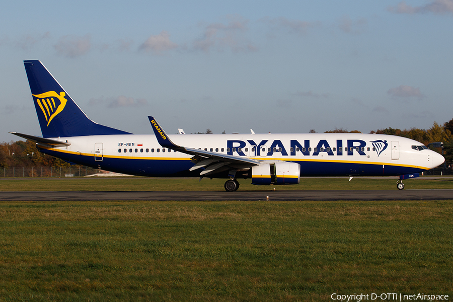 Ryanair Sun Boeing 737-8AS (SP-RKM) | Photo 410768