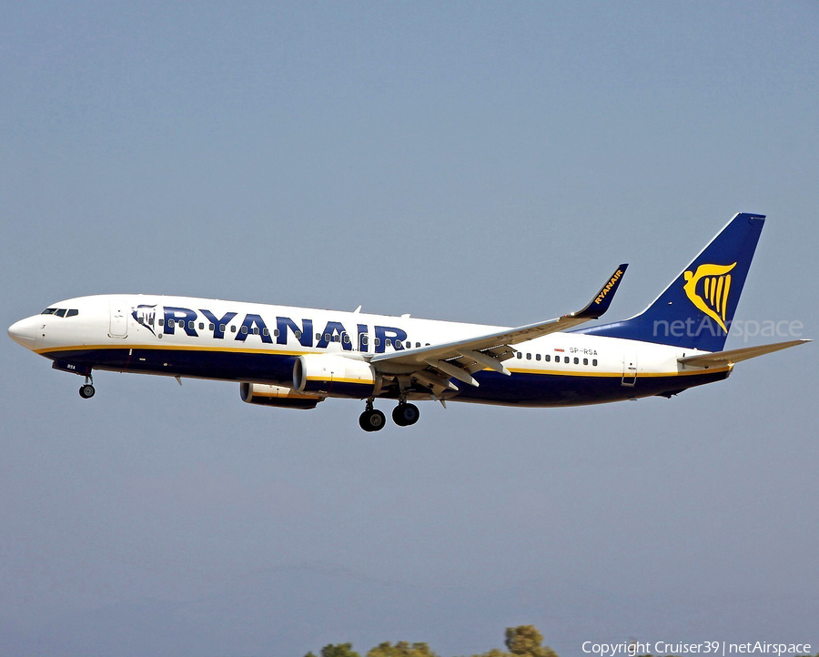 Ryanair Sun Boeing 737-8AS (SP-RSA) | Photo 292074