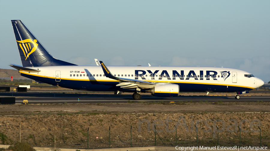 Ryanair Sun Boeing 737-8AS (SP-RSM) | Photo 281931