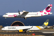 SprintAir ATR 72-202(F) (SP-SPE) at  Gran Canaria, Spain