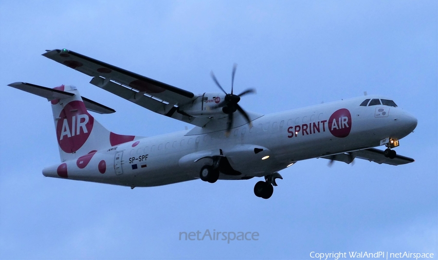 SprintAir ATR 72-500(F) (SP-SPF) | Photo 445099