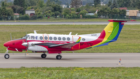 PANSA - Polish Air Navigation Services Agency Beech King Air 350i (SP-TPU) at  Gdansk - Lech Walesa, Poland