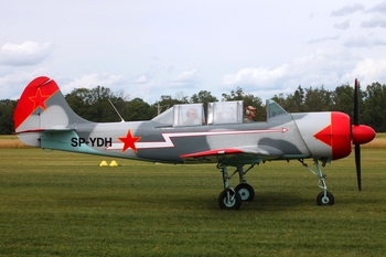 (Private) Yakovlev Yak-52 (SP-YDH) at  Bienenfarm, Germany?sid=0ee645a04206234d56c5dbf53f3bcdf0