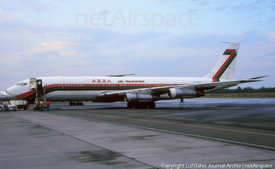 AZZA Air Transport (Transport Company) Boeing 707-330C (ST-AKW) | Photo 399826