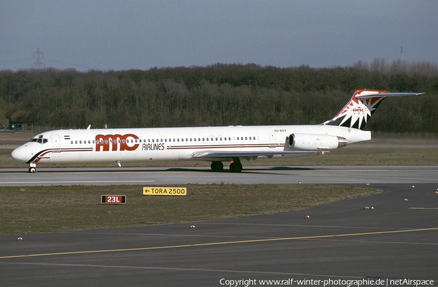 AMC Airlines McDonnell Douglas MD-90-30 (SU-BOY) | Photo 401198