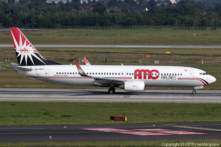 AMC Airlines Boeing 737-86N (SU-BPZ) | Photo 604360