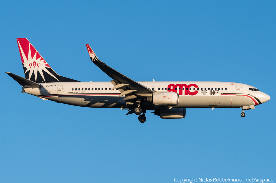 AMC Airlines Boeing 737-86N (SU-BPZ) | Photo 267913