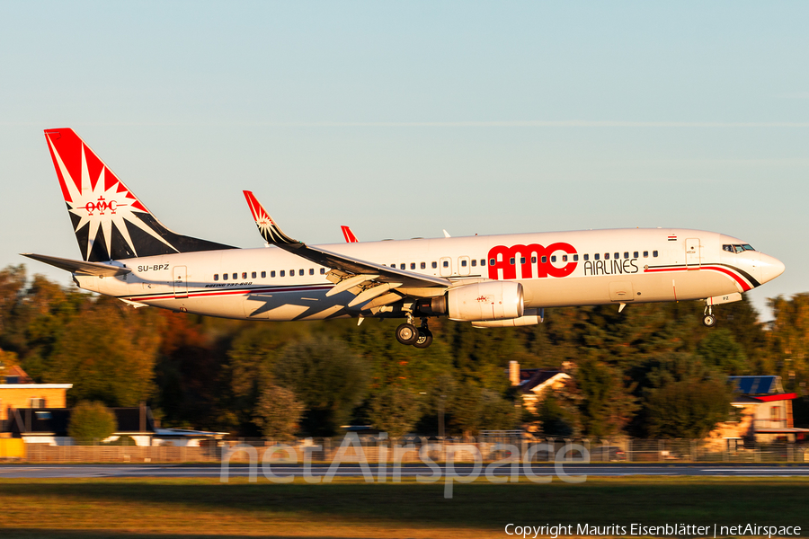 AMC Airlines Boeing 737-86N (SU-BPZ) | Photo 292526