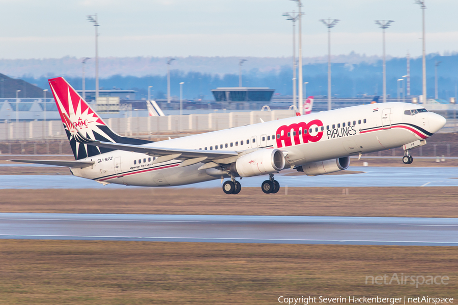 AMC Airlines Boeing 737-86N (SU-BPZ) | Photo 210652