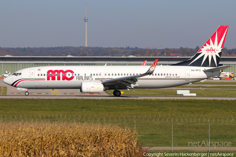 AMC Airlines Boeing 737-86N (SU-BPZ) | Photo 193423