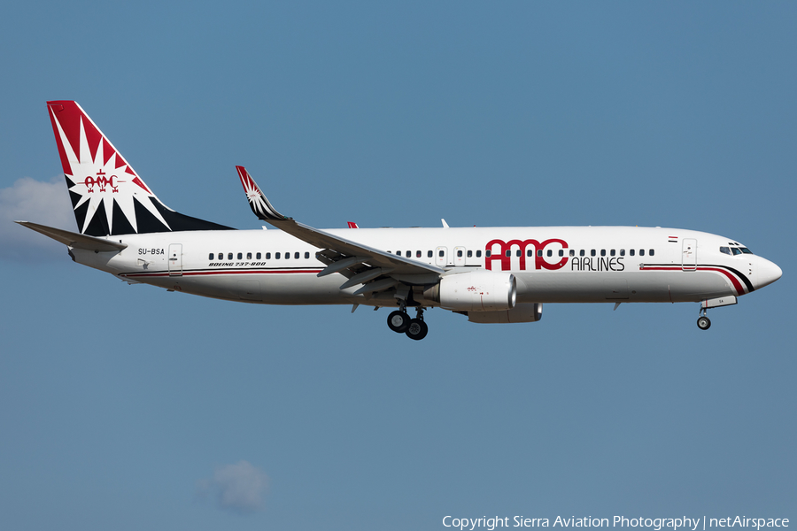 AMC Airlines Boeing 737-86Q (SU-BSA) | Photo 323129