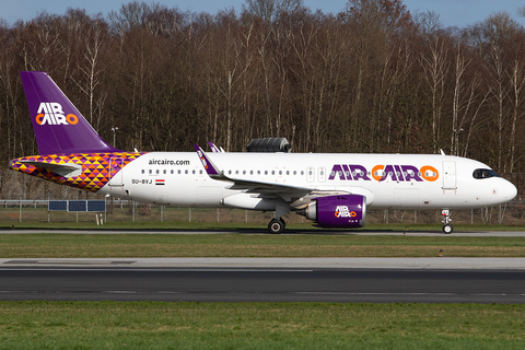 Air Cairo Airbus A320-251N (SU-BVJ) at  Hamburg - Fuhlsbuettel (Helmut Schmidt), Germany