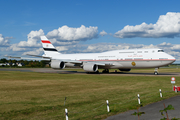 Egyptian Government Boeing 747-830 (SU-EGY) at  Hamburg - Fuhlsbuettel (Helmut Schmidt), Germany