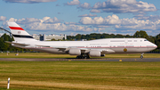 Egyptian Government Boeing 747-830 (SU-EGY) at  Hamburg - Fuhlsbuettel (Helmut Schmidt), Germany