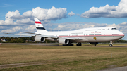 Egyptian Government Boeing 747-830 (SU-EGY) at  Hamburg - Fuhlsbuettel (Helmut Schmidt), Germany