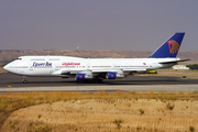 EgyptAir Boeing 747-366(M) (SU-GAM) at  Madrid - Barajas, Spain