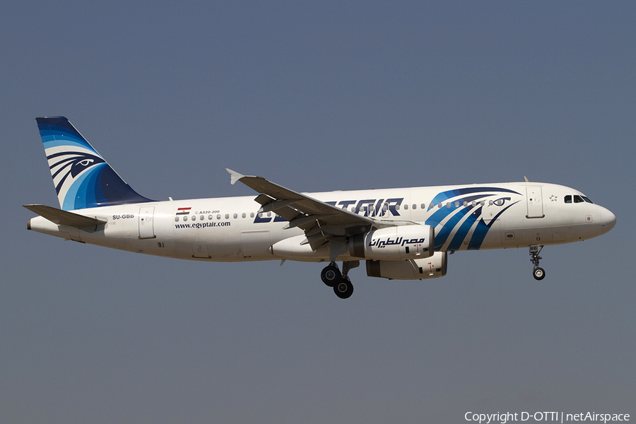 EgyptAir Airbus A320-231 (SU-GBB) | Photo 316926