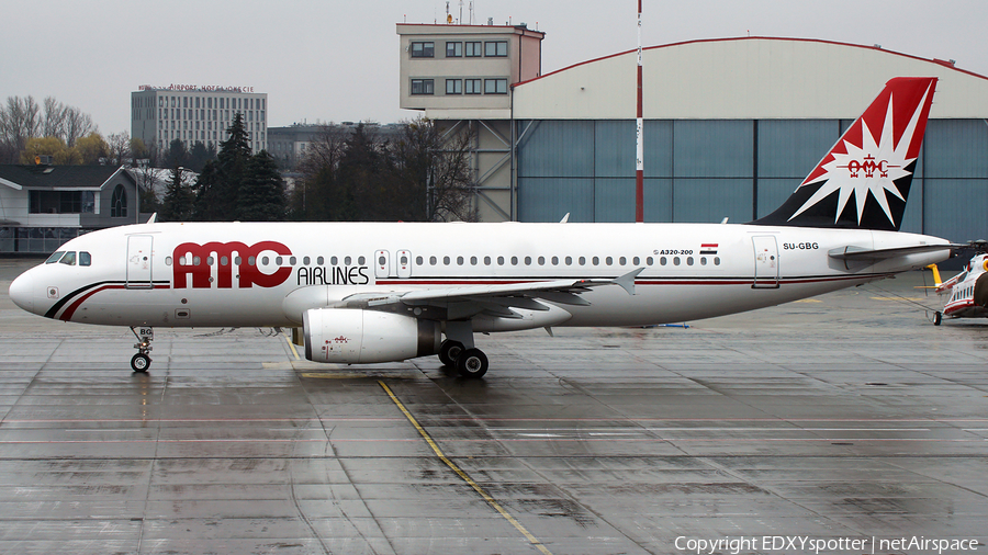 AMC Airlines Airbus A320-231 (SU-GBG) | Photo 317159
