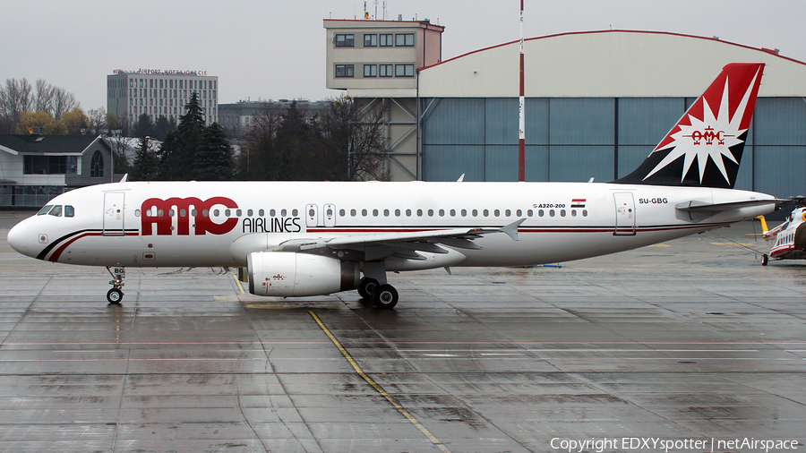 AMC Airlines Airbus A320-231 (SU-GBG) | Photo 317159