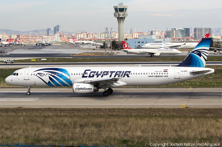 EgyptAir Airbus A321-231 (SU-GBT) | Photo 73039