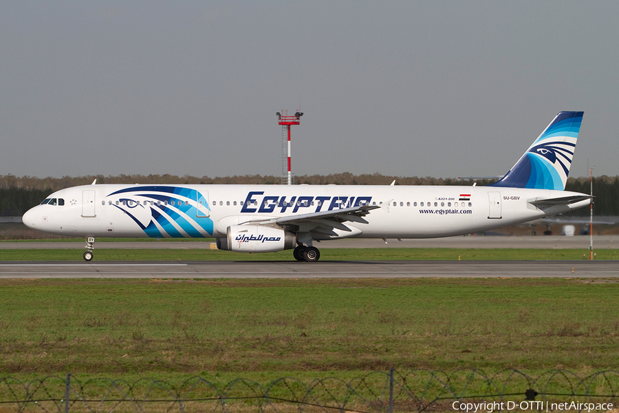 EgyptAir Airbus A321-231 (SU-GBV) | Photo 383337