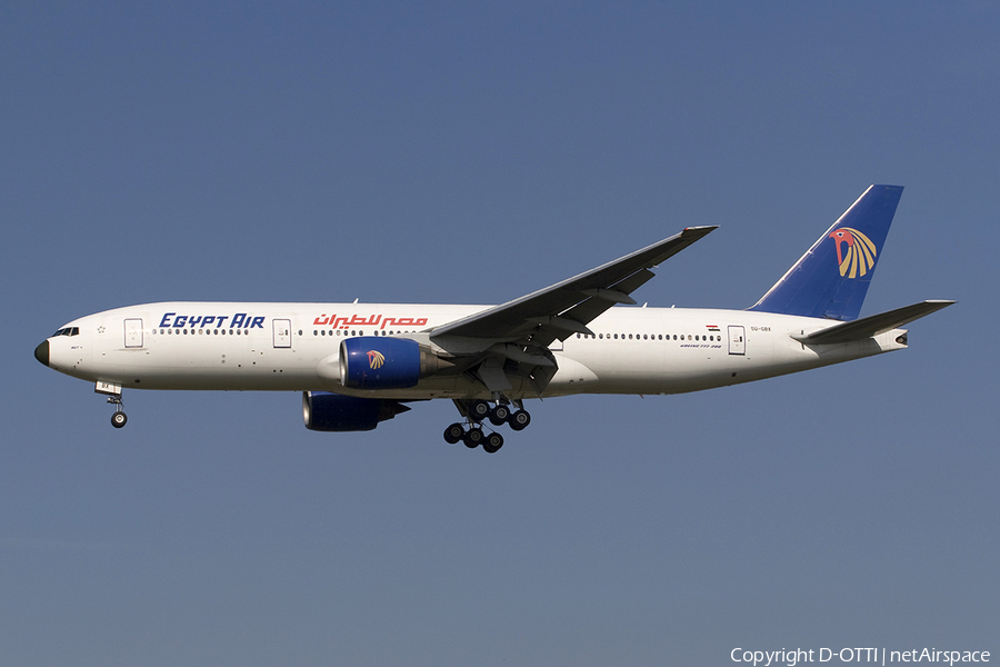 EgyptAir Boeing 777-266(ER) (SU-GBX) | Photo 278418