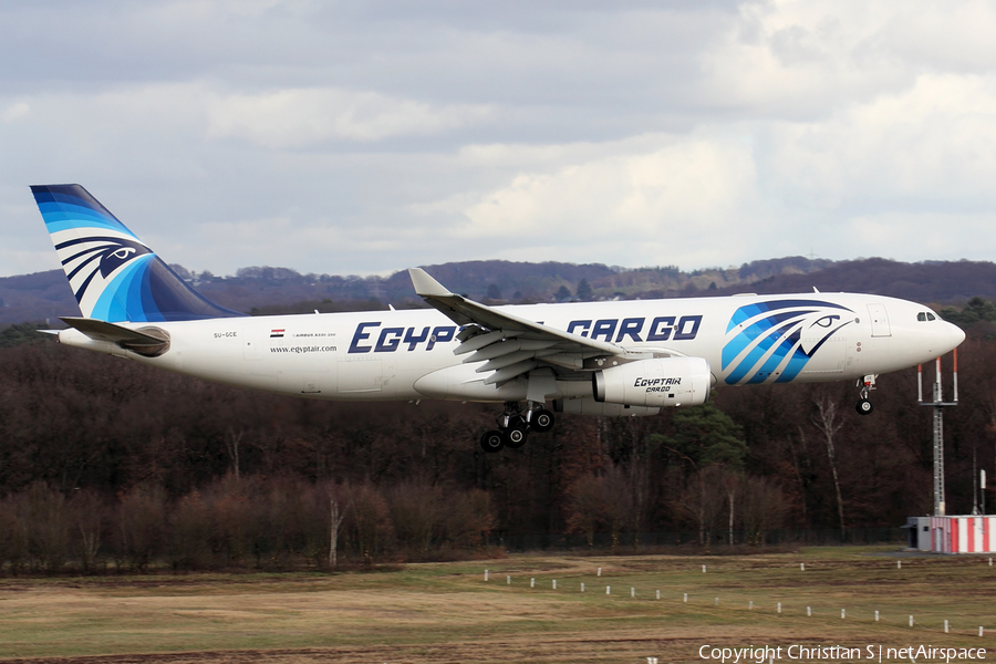 EgyptAir Cargo Airbus A330-243(P2F) (SU-GCE) | Photo 375890