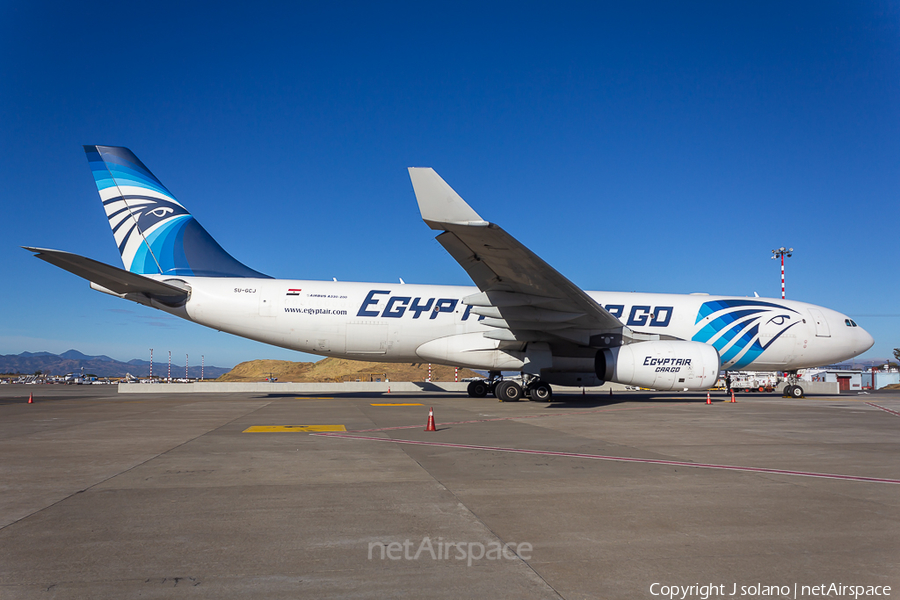 EgyptAir Cargo Airbus A330-243(P2F) (SU-GCJ) | Photo 500775